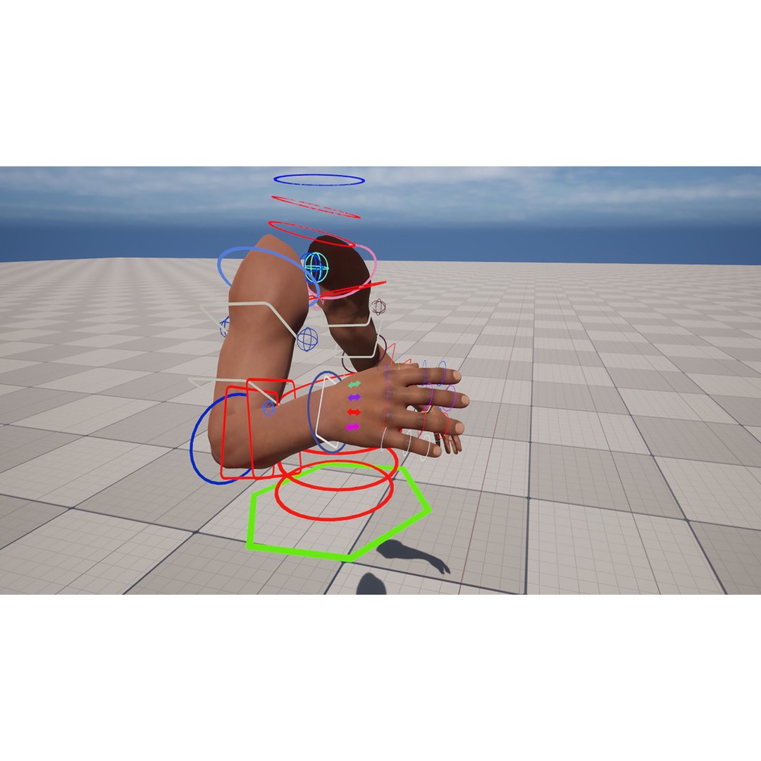 Realistic FPS Arms 3D Model – Low Poly Game Asset, FBX, PBR - View 26