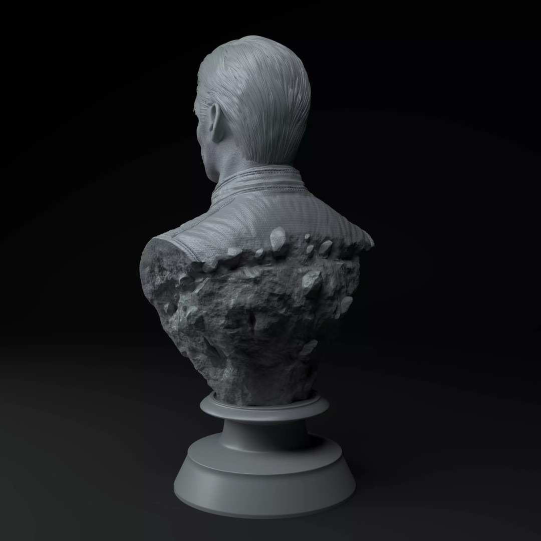 Max Verstappen 3D Model – Premium Bust for 3D Printing, STL - View 5