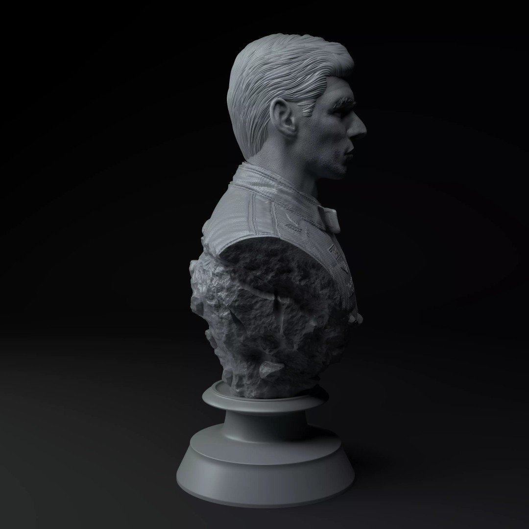 Max Verstappen 3D Model – Premium Bust for 3D Printing, STL - View 8