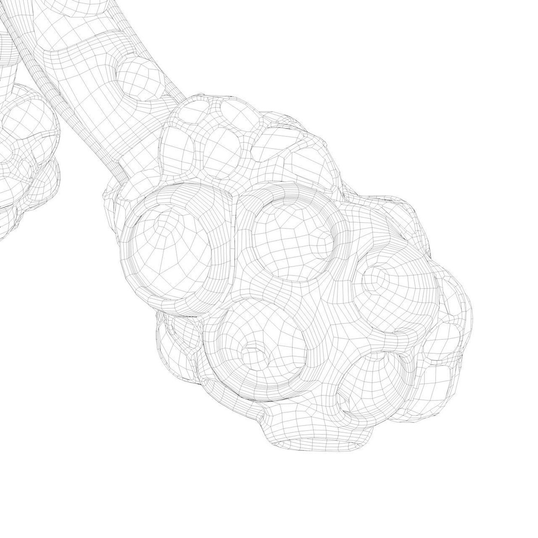 Realistic Human Bronchi Alveoli Anatomy 3D Model – PBR Textured, FBX - View 13