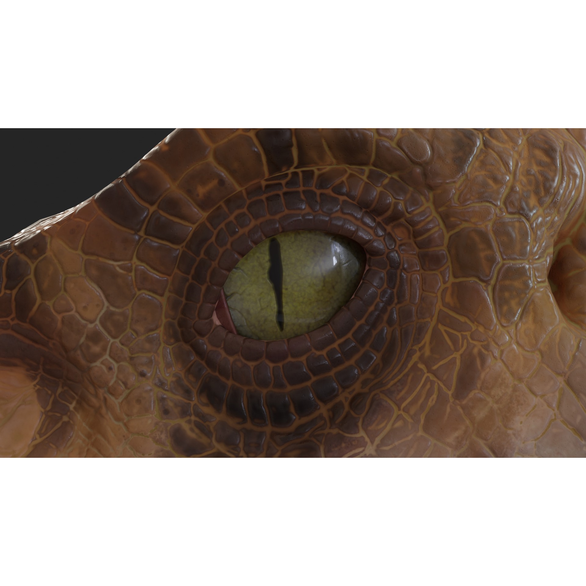 Jurassic Park Velociraptor - Low-Poly Game-Ready 3D Model - View 11