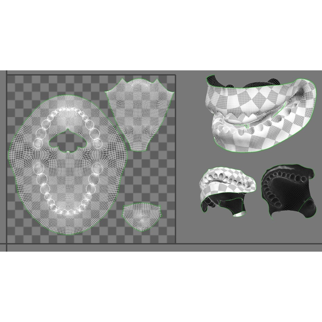 High Poly Mouth 3D Model – Realistic Anatomy Asset, OBJ + STL - View 16