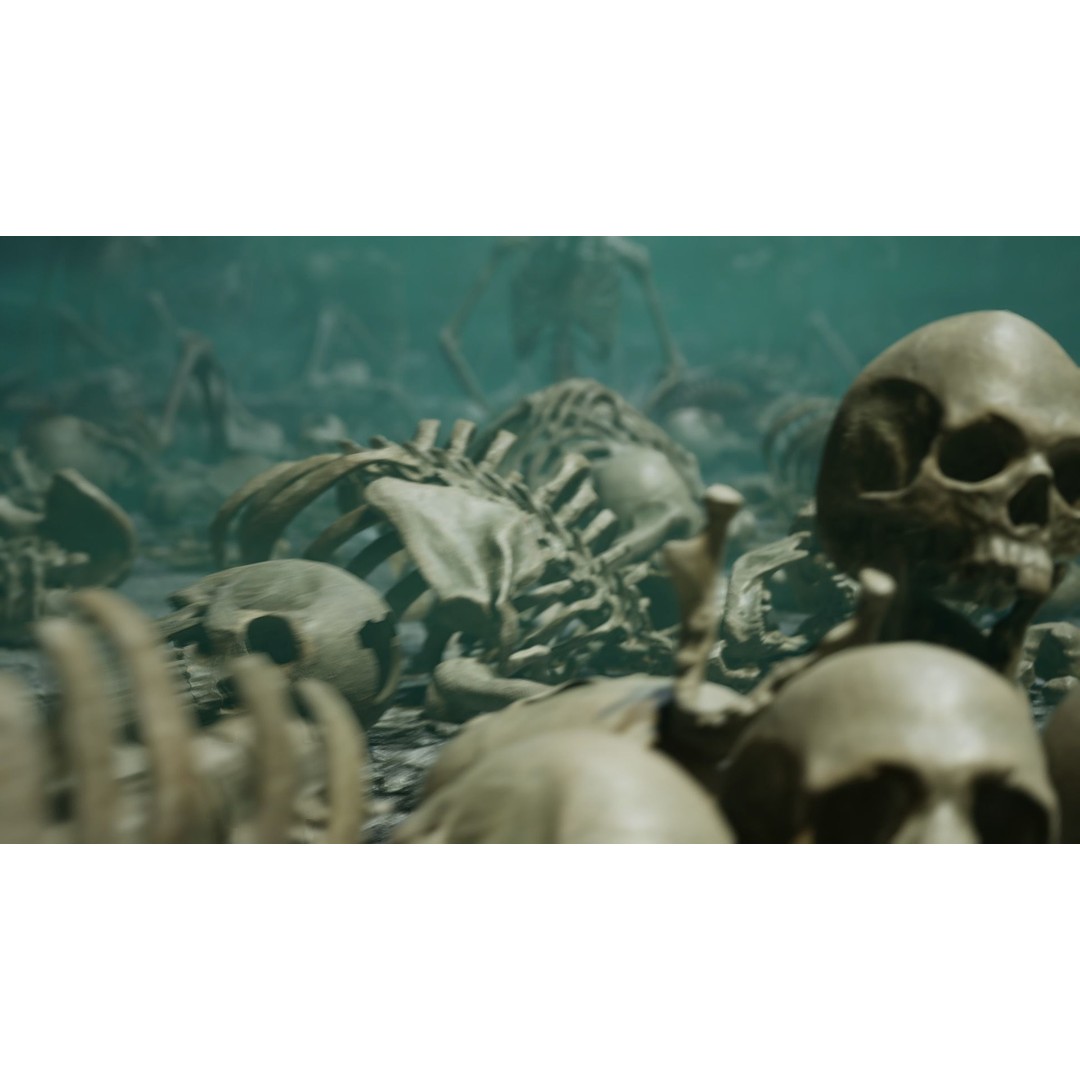 Skeleton 3D Model – Low Poly Rigged Character with PBR Textures - View 9