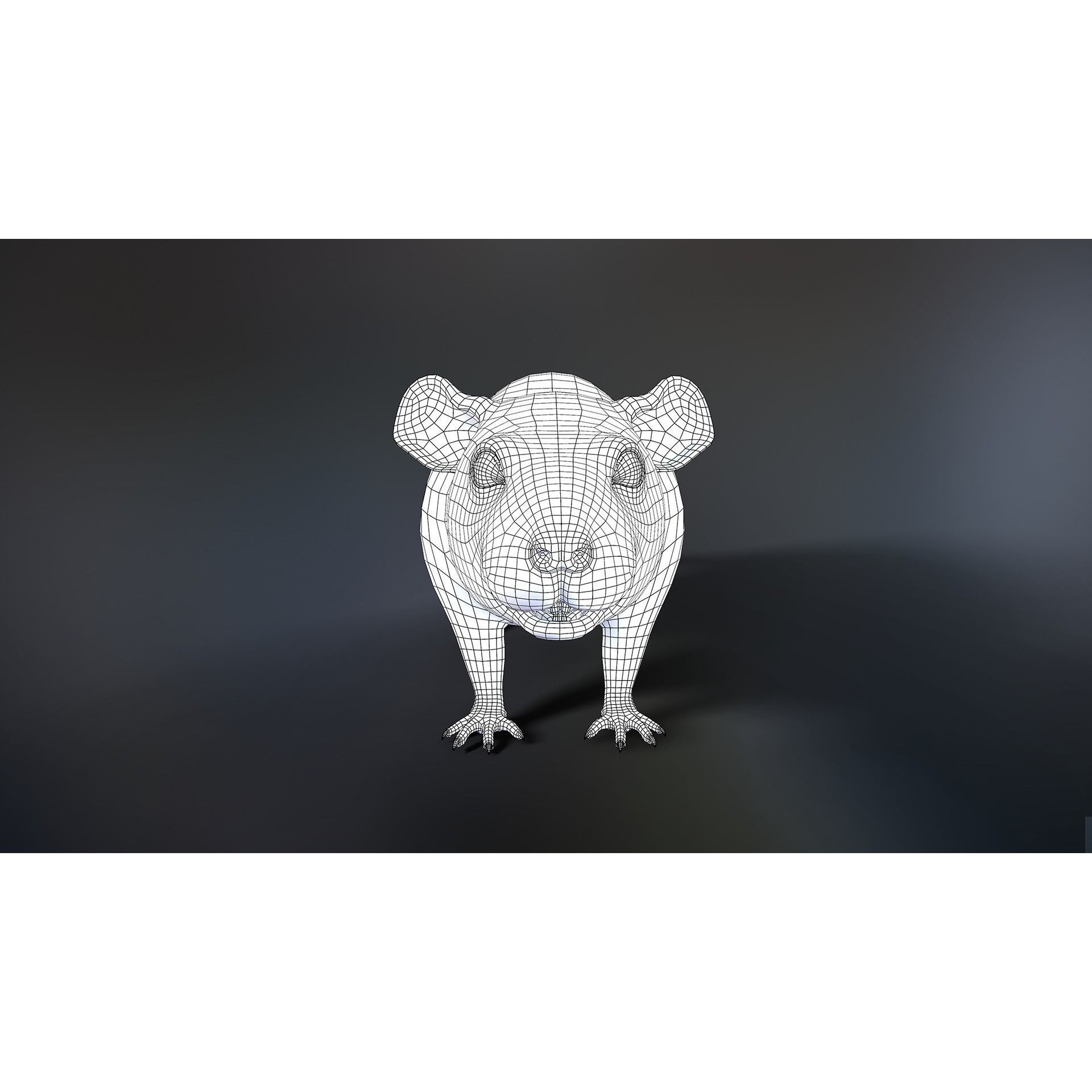 Mouse Rat - Low-Poly Game-Ready 3D Model - View 12