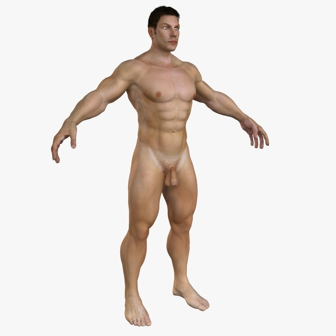 Full Body Anatomy 3D Model – Detailed Female & Male Anatomy, OBJ & FBX - View 65