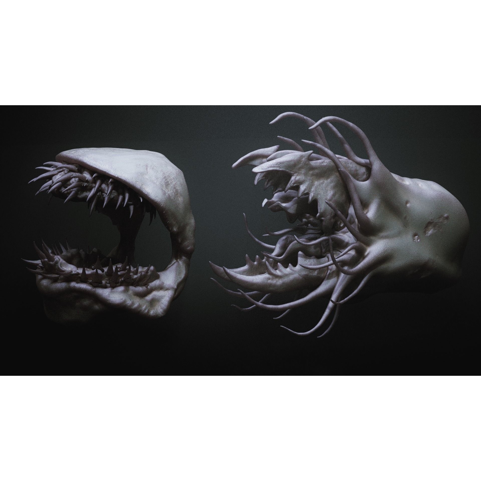 Monster Mouths - High-Poly 3D Model - View 15