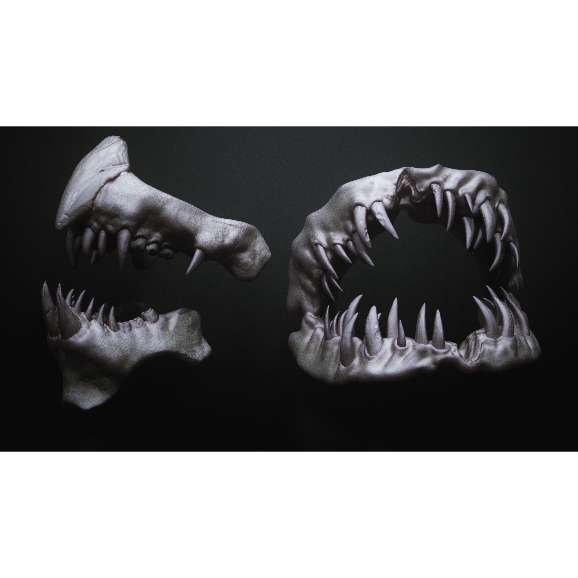 Monster Mouths - High-Poly 3D Model - View 17