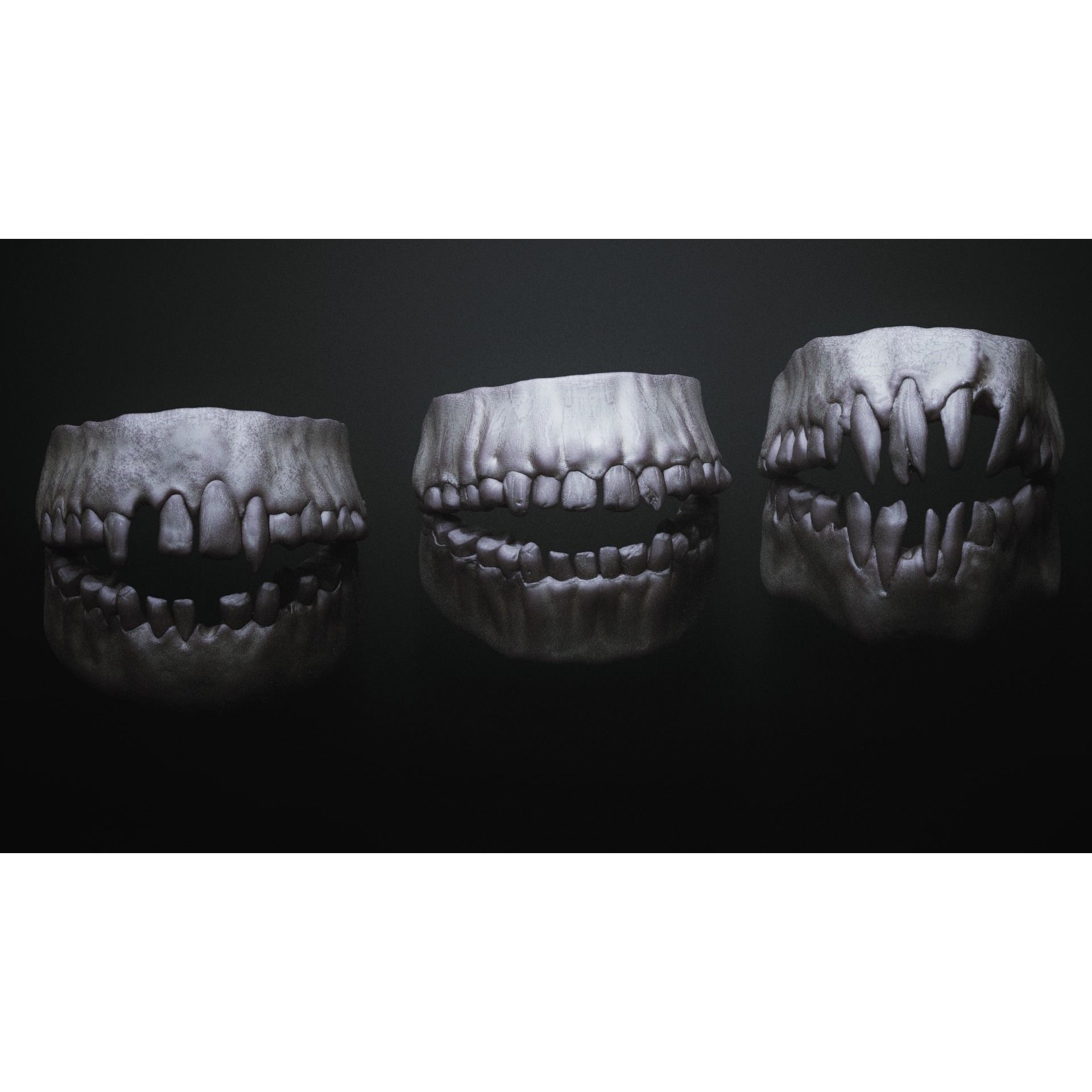 Monster Mouths - High-Poly 3D Model - View 20