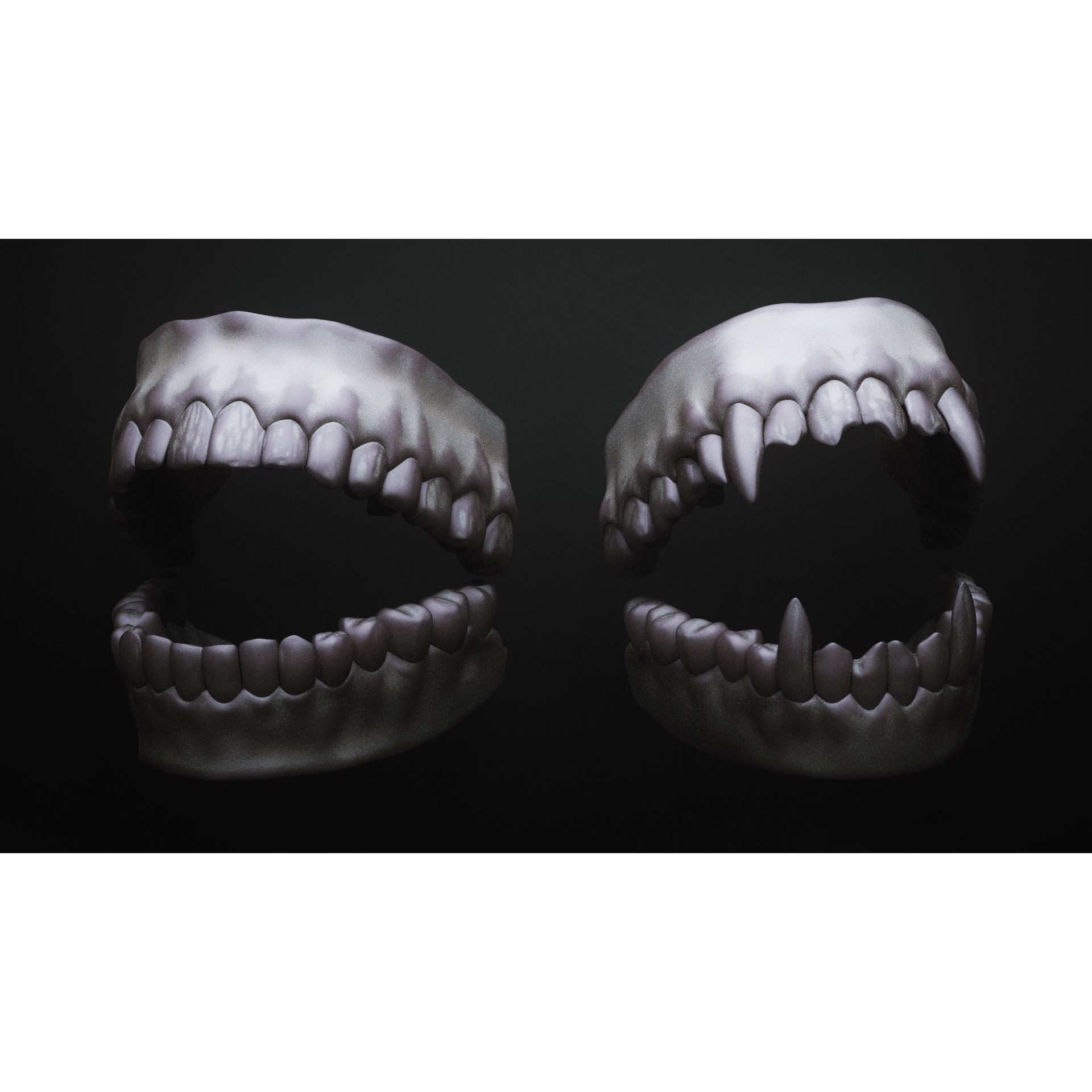 Monster Mouths - High-Poly 3D Model - View 21