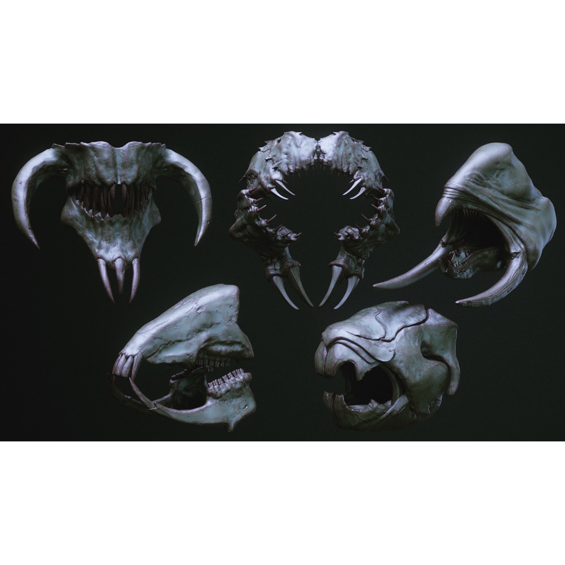 Monster Mouths - High-Poly 3D Model - View 28
