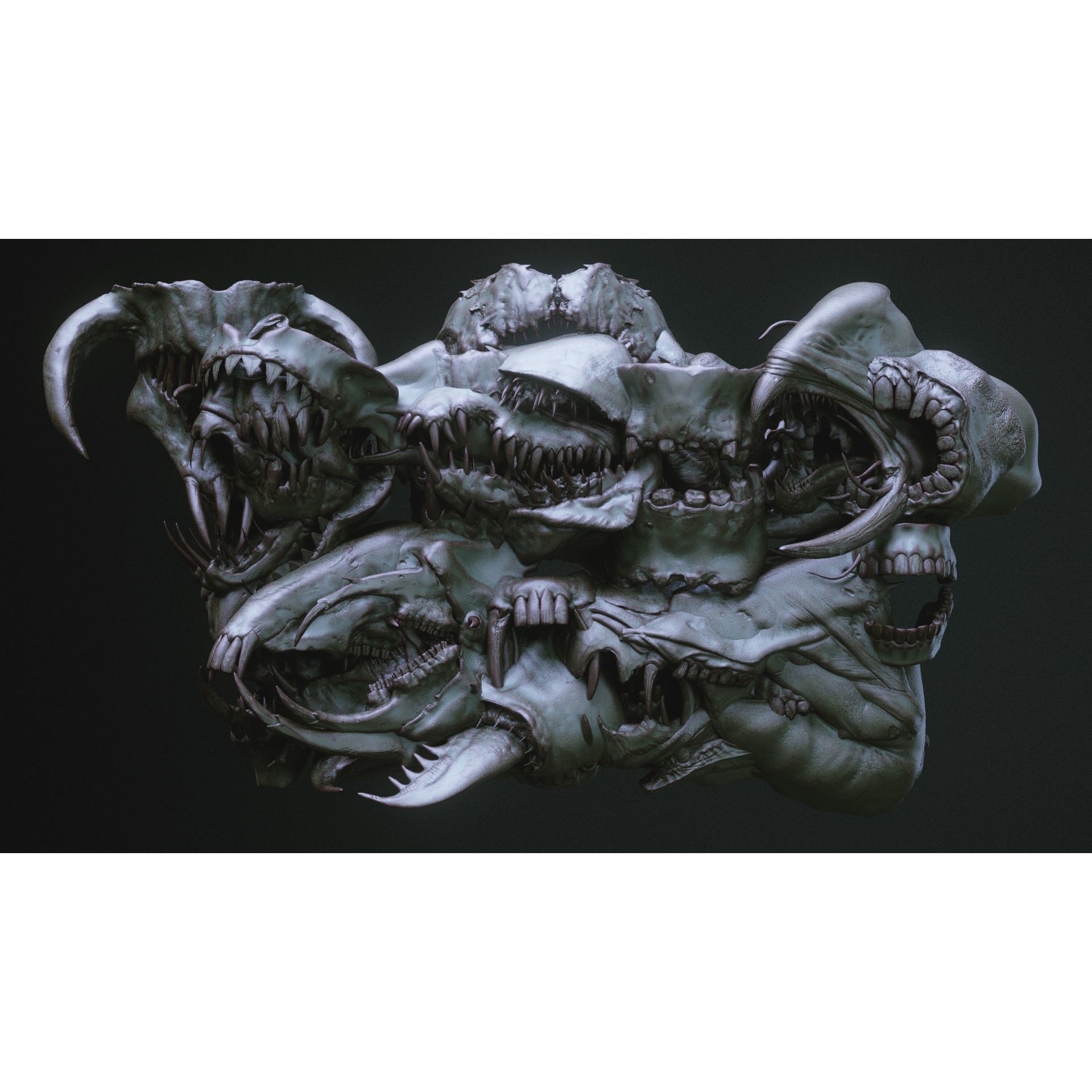 Monster Mouths - High-Poly 3D Model - View 34