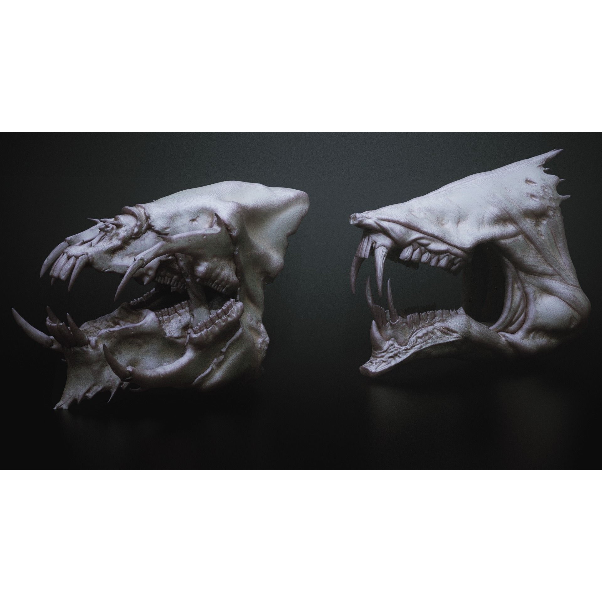 Monster Mouths - High-Poly 3D Model - View 6