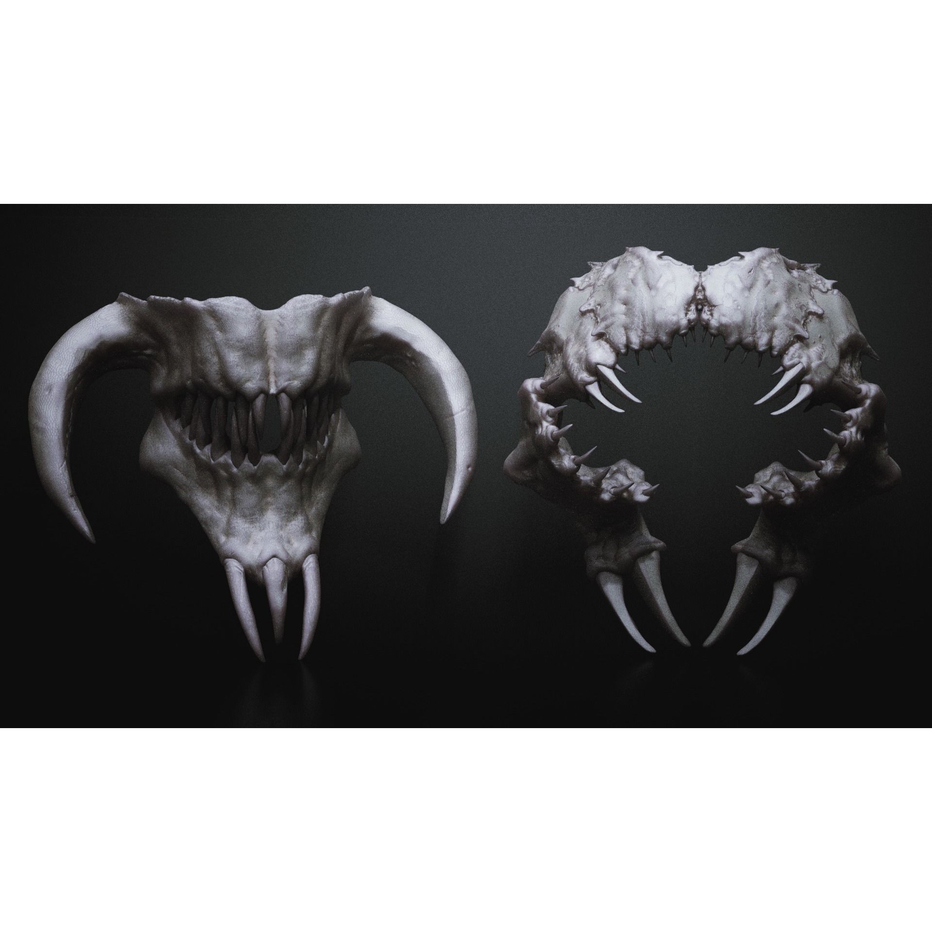 Monster Mouths - High-Poly 3D Model - View 7