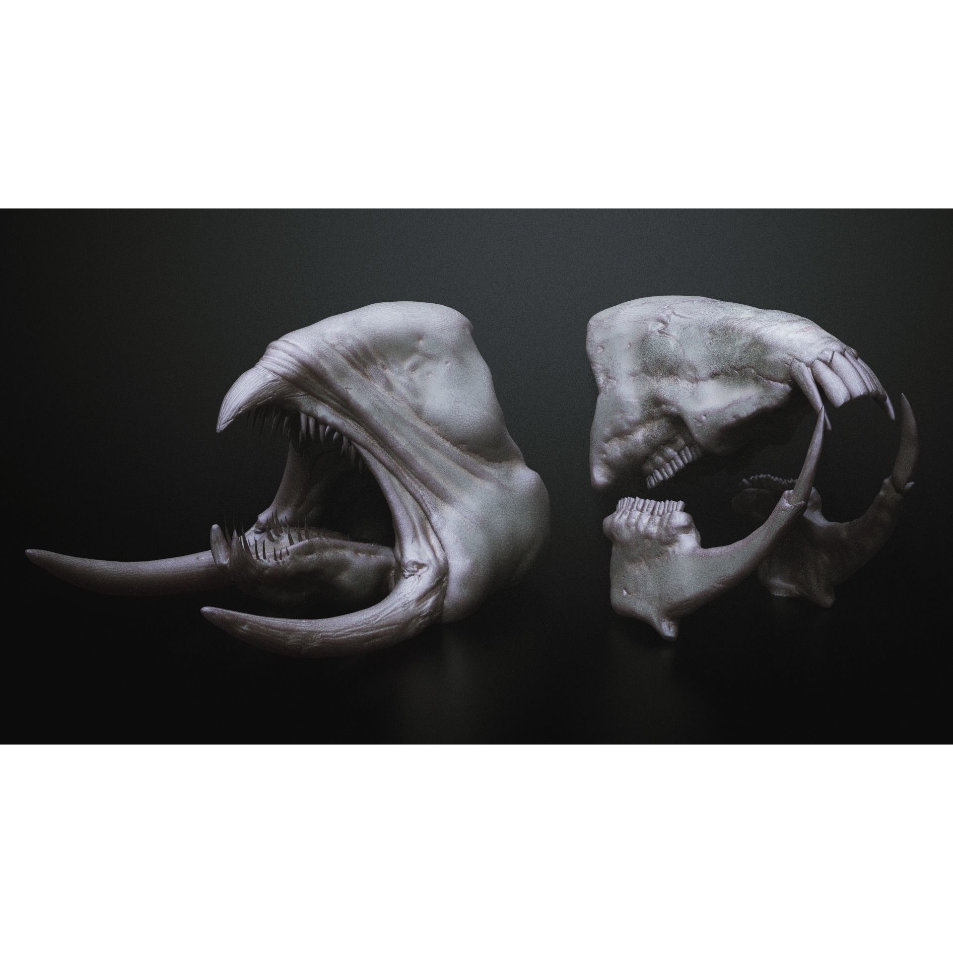 Monster Mouths - High-Poly 3D Model - View 9