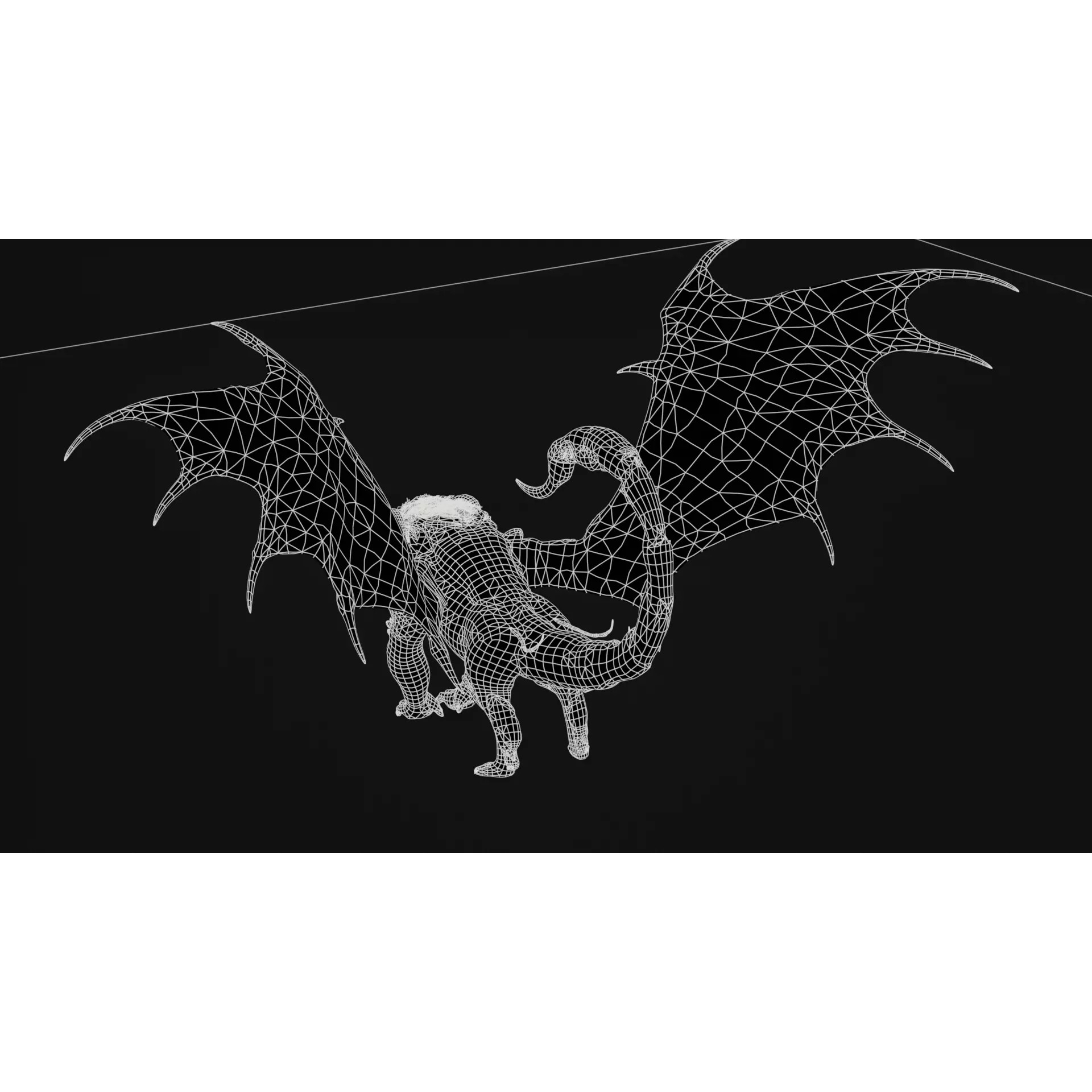 Manticore - Low-Poly Game-Ready 3D Model - View 17