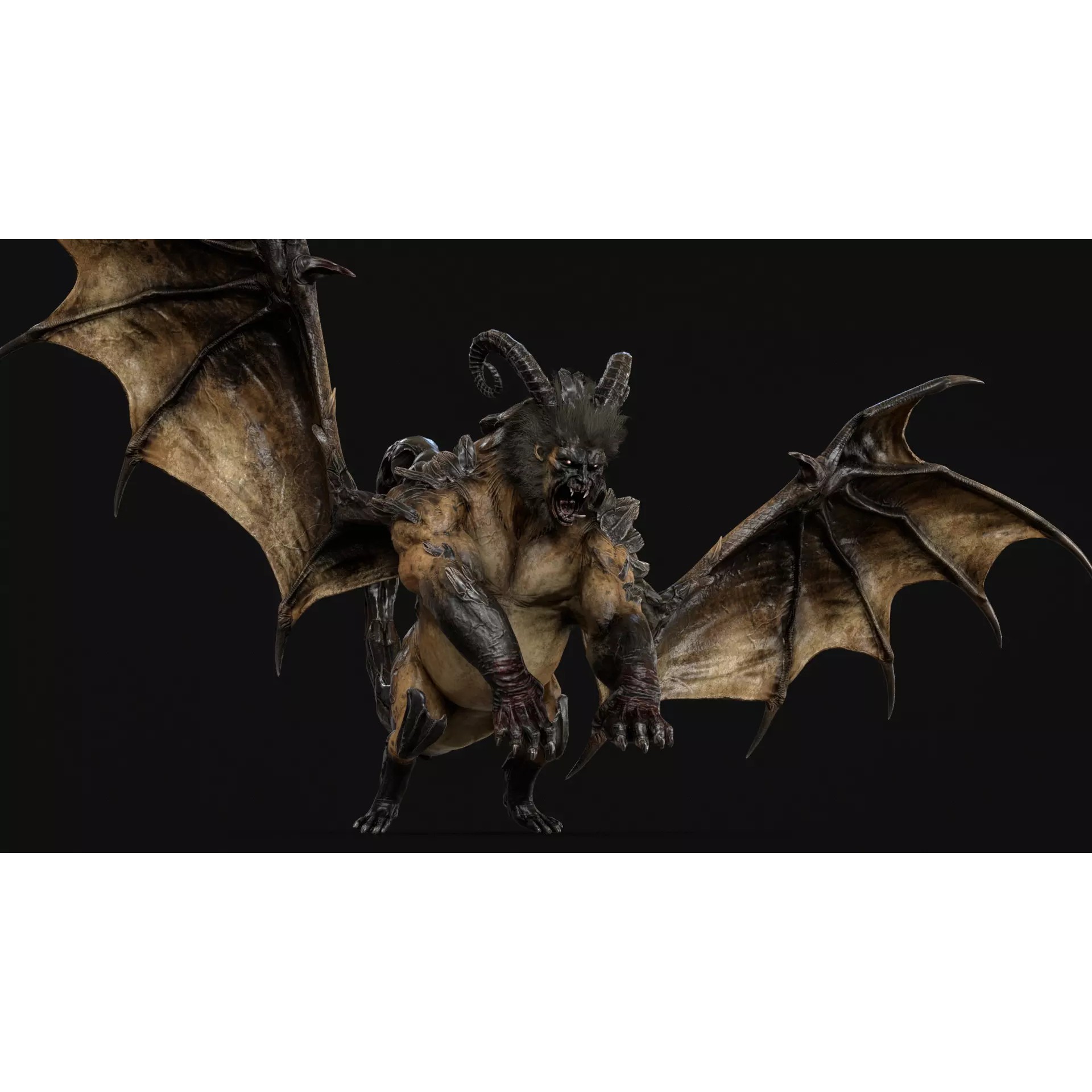 Manticore - Low-Poly Game-Ready 3D Model - View 19