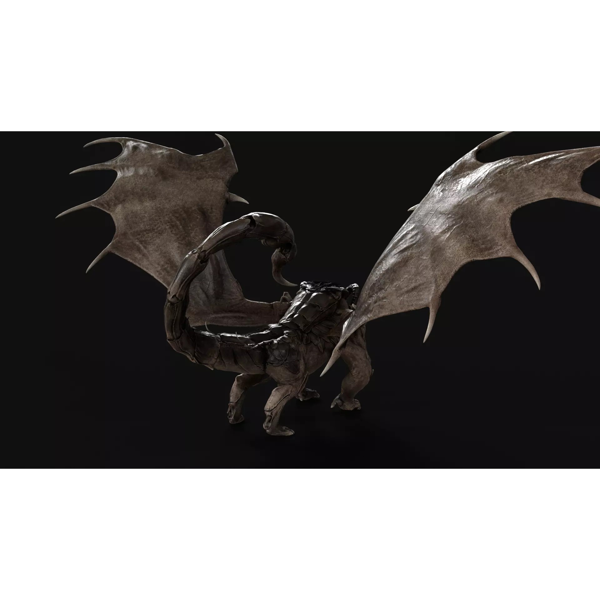 Manticore - Low-Poly Game-Ready 3D Model - View 23