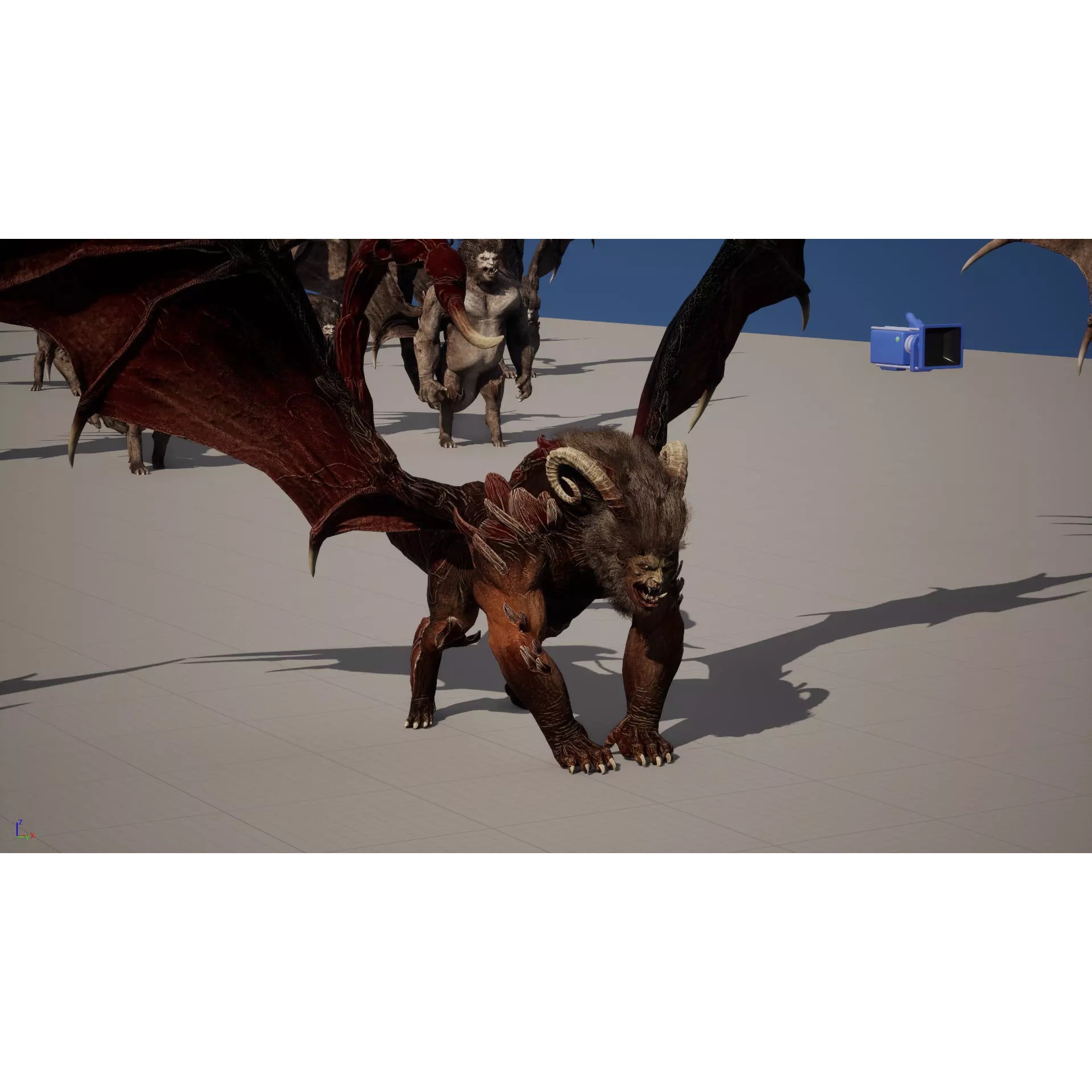 Manticore - Low-Poly Game-Ready 3D Model - View 29