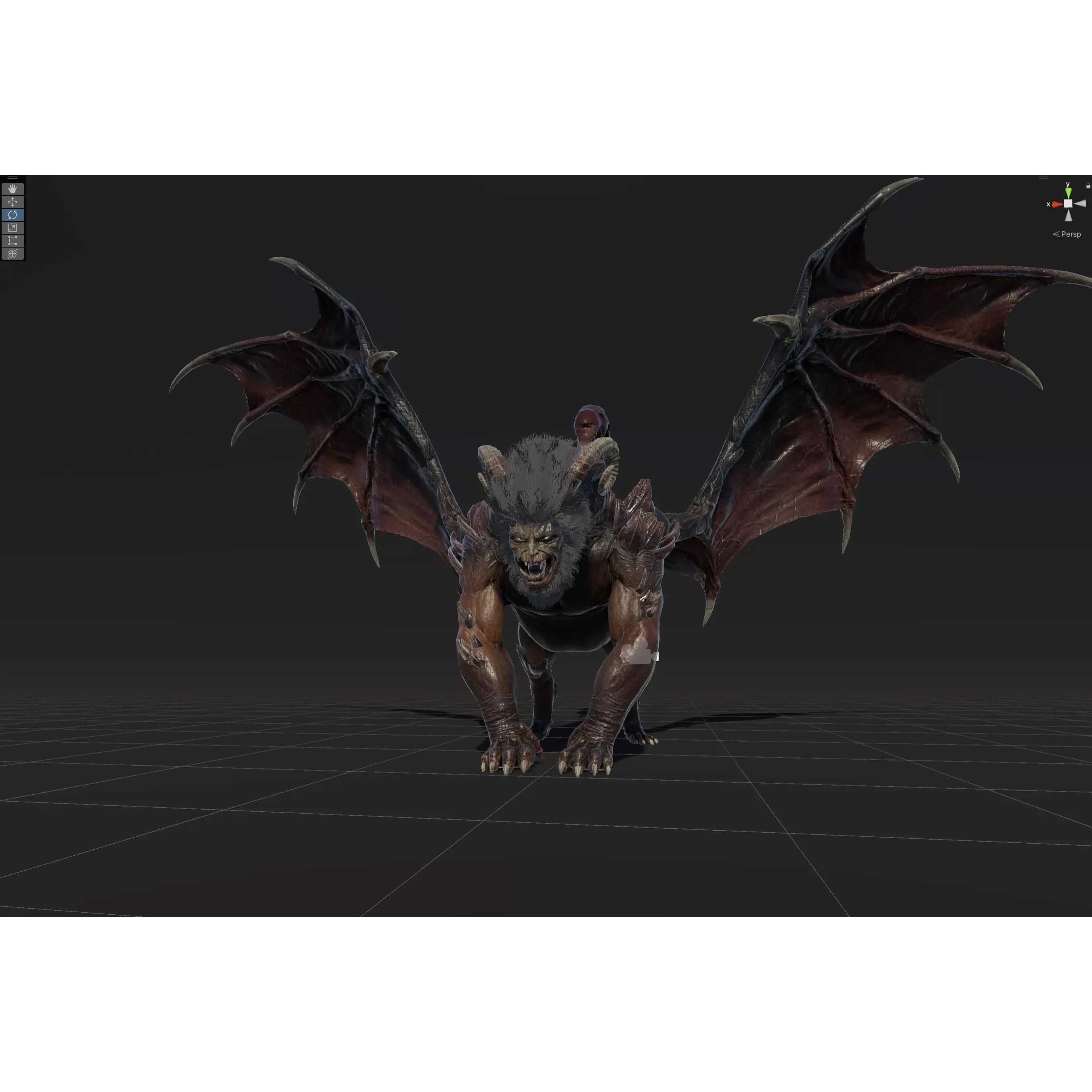 Manticore - Low-Poly Game-Ready 3D Model - View 33