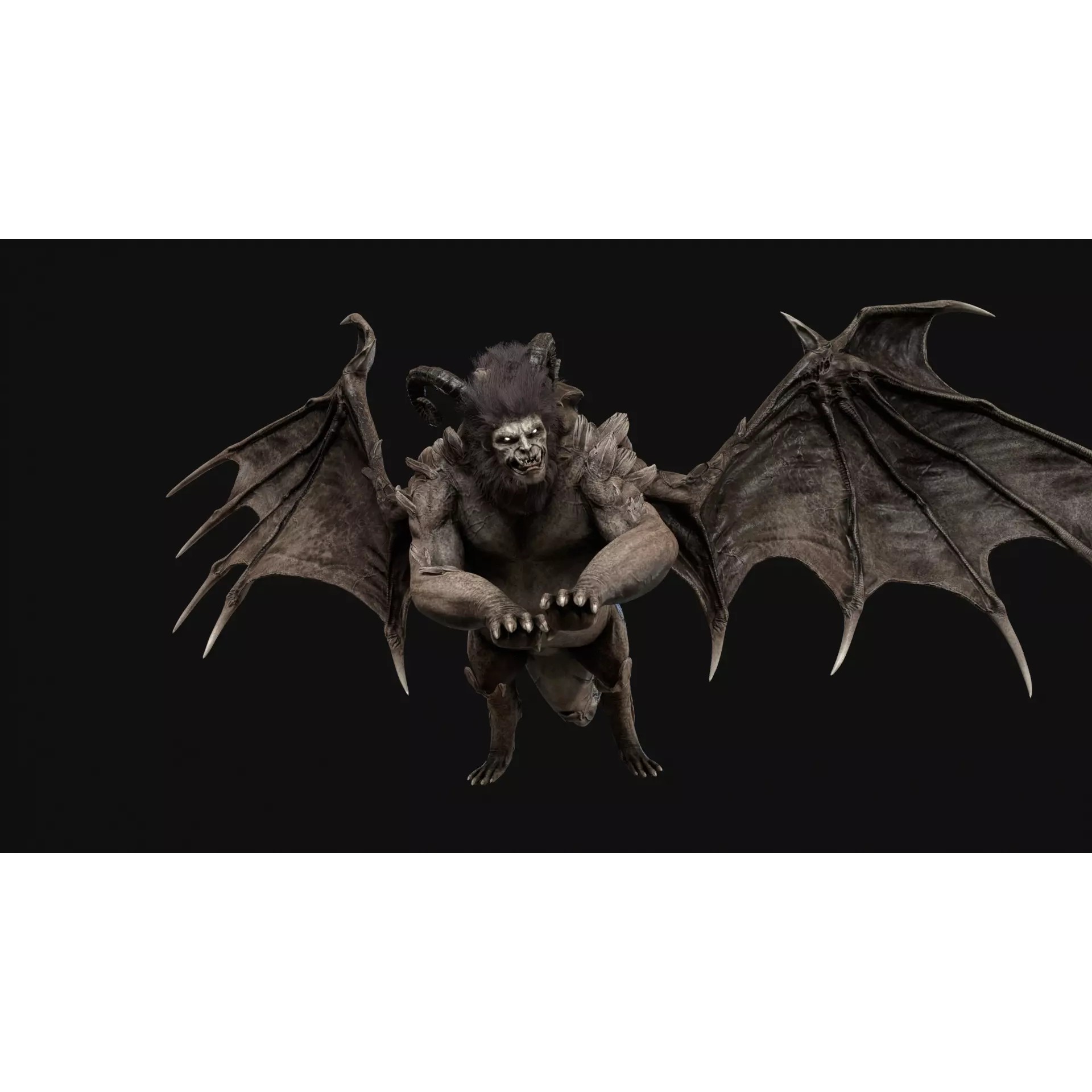 Manticore - Low-Poly Game-Ready 3D Model - View 8