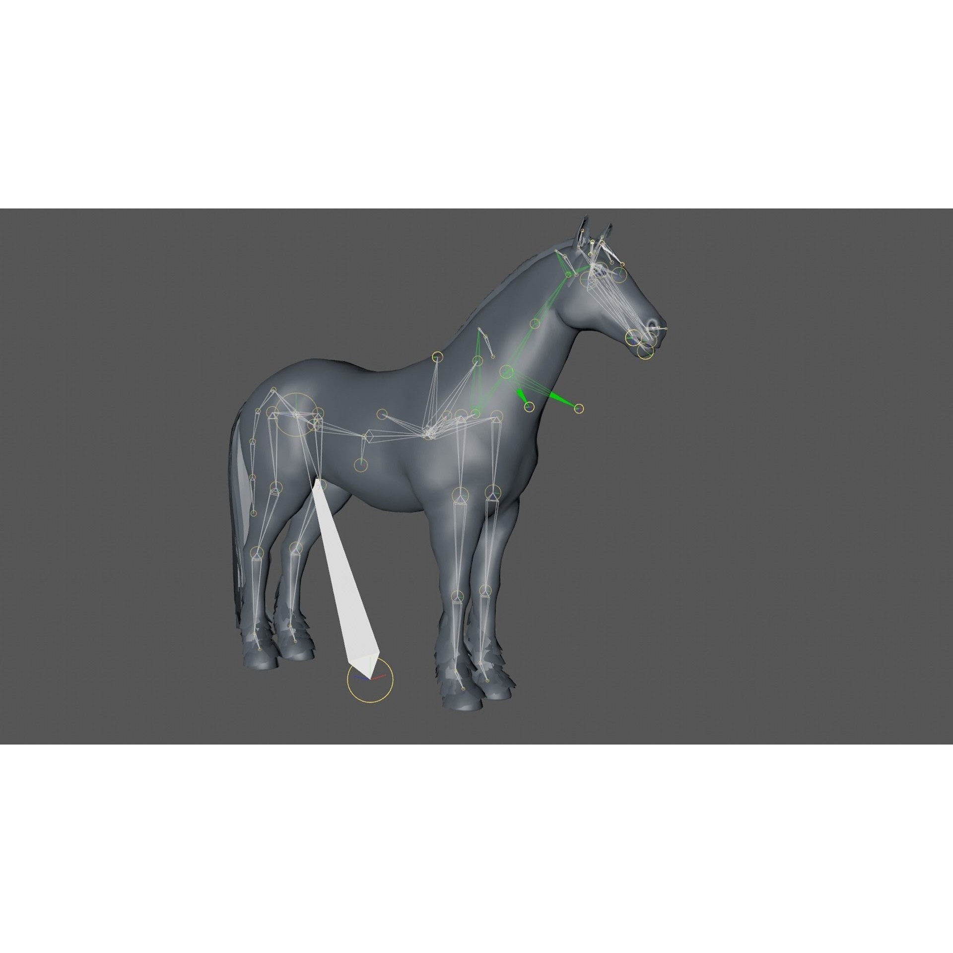 Stallions - Low-Poly Game-Ready 3D Model