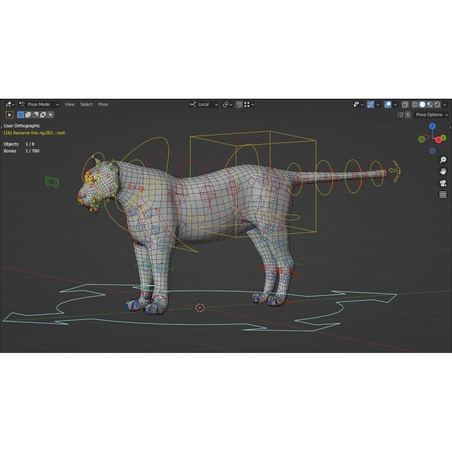 Siberian Tiger - Game-Ready 3D Model - View 16