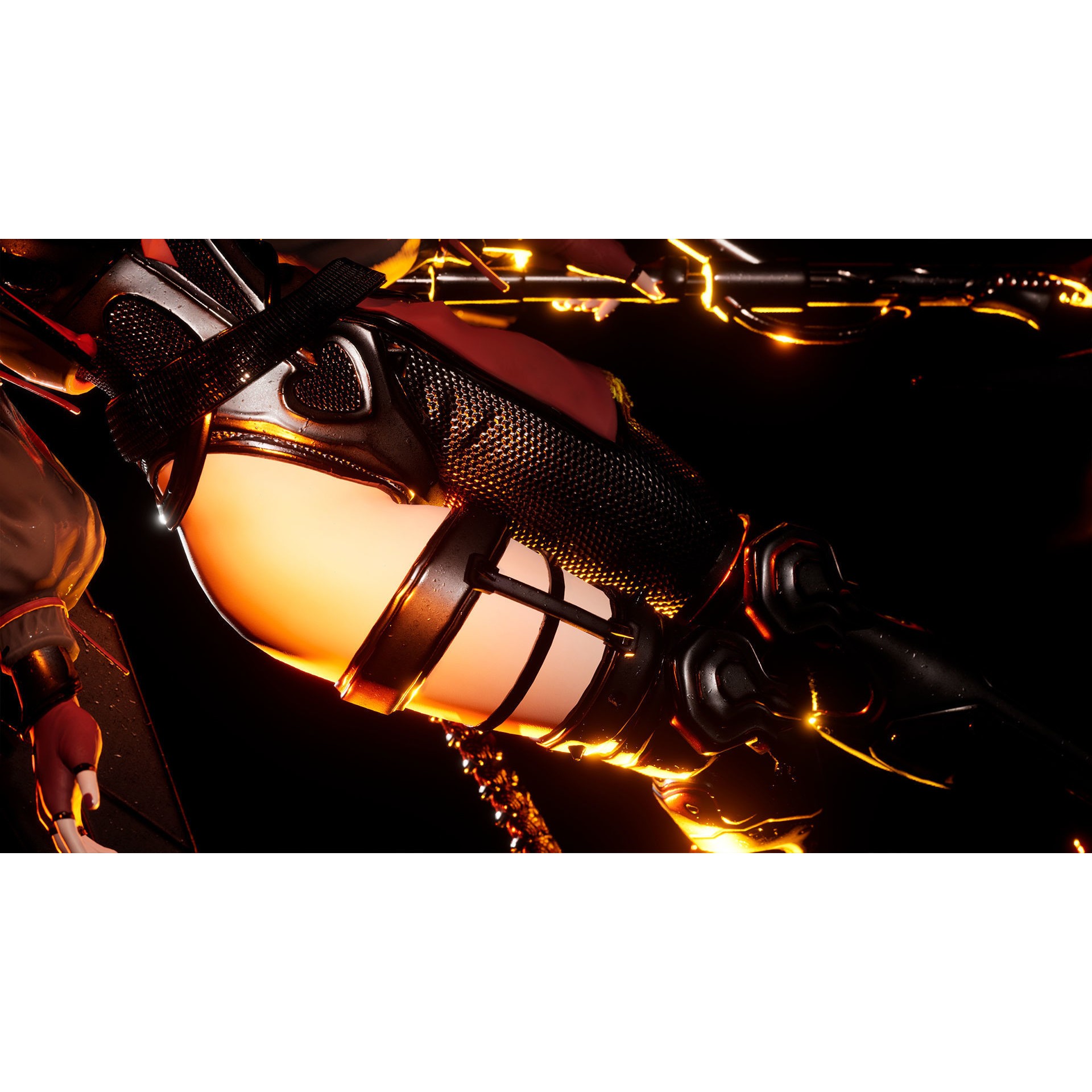 Cosmo Succubus Girl - Low-Poly Game-Ready 3D Model - View 6