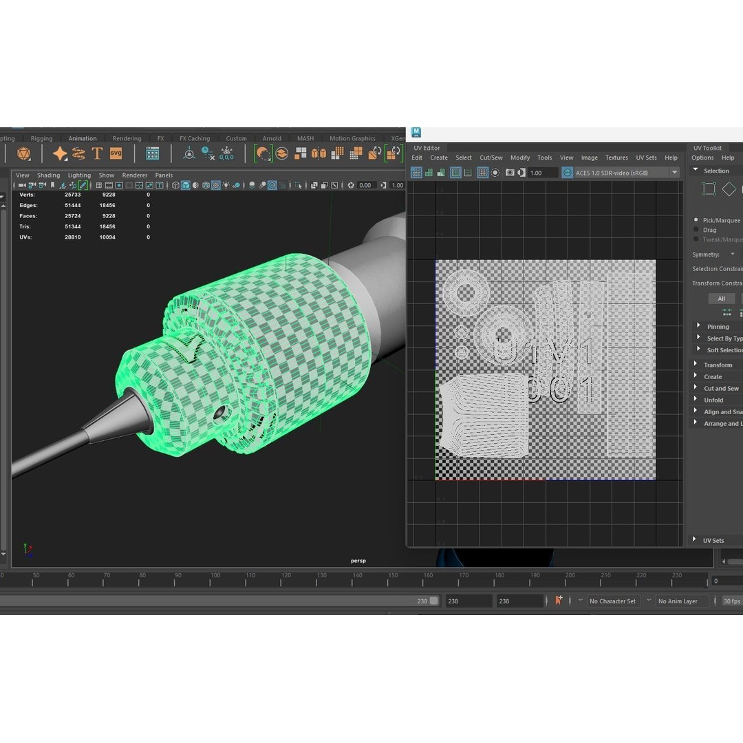 Surgical Drill 3D Model – Medical Equipment, PBR Textures, FBX