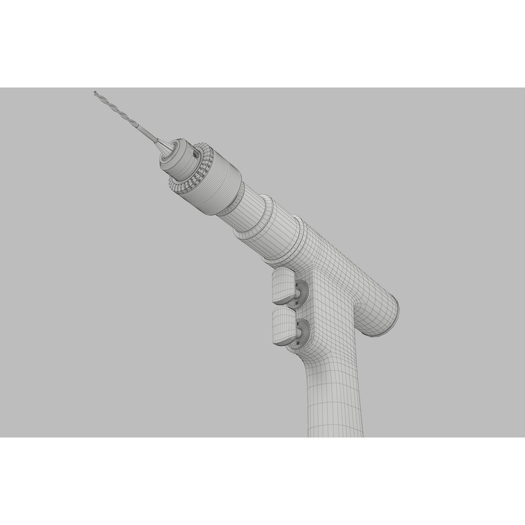 Surgical Drill 3D Model – Medical Equipment, PBR Textures, FBX - View 14