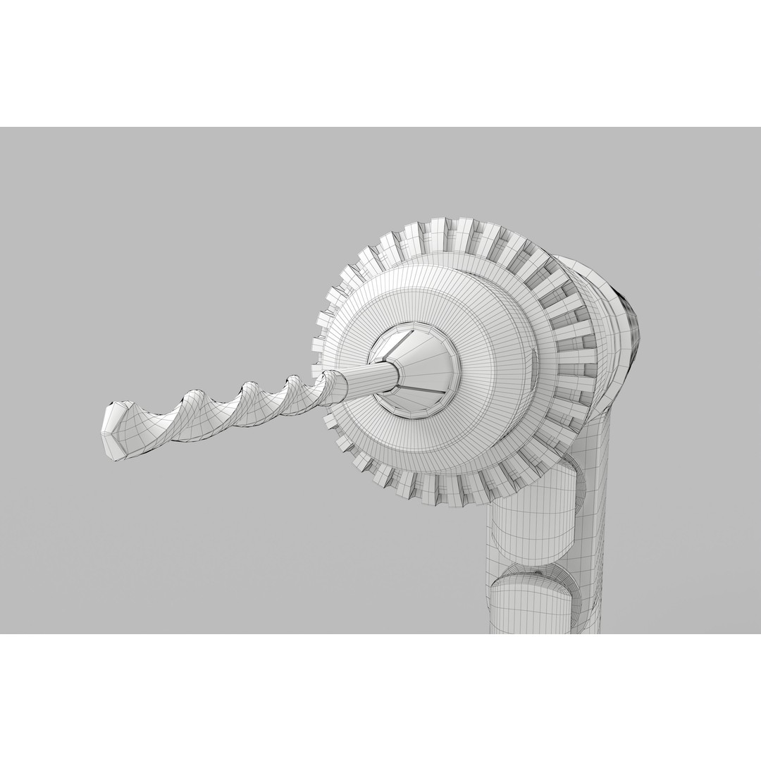 Surgical Drill 3D Model – Medical Equipment, PBR Textures, FBX - View 16