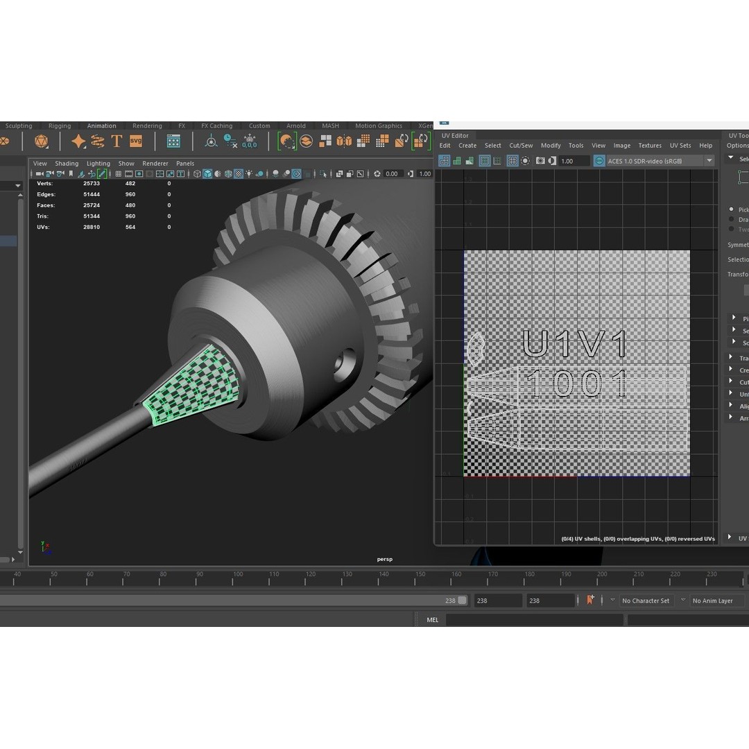 Surgical Drill 3D Model – Medical Equipment, PBR Textures, FBX - View 18