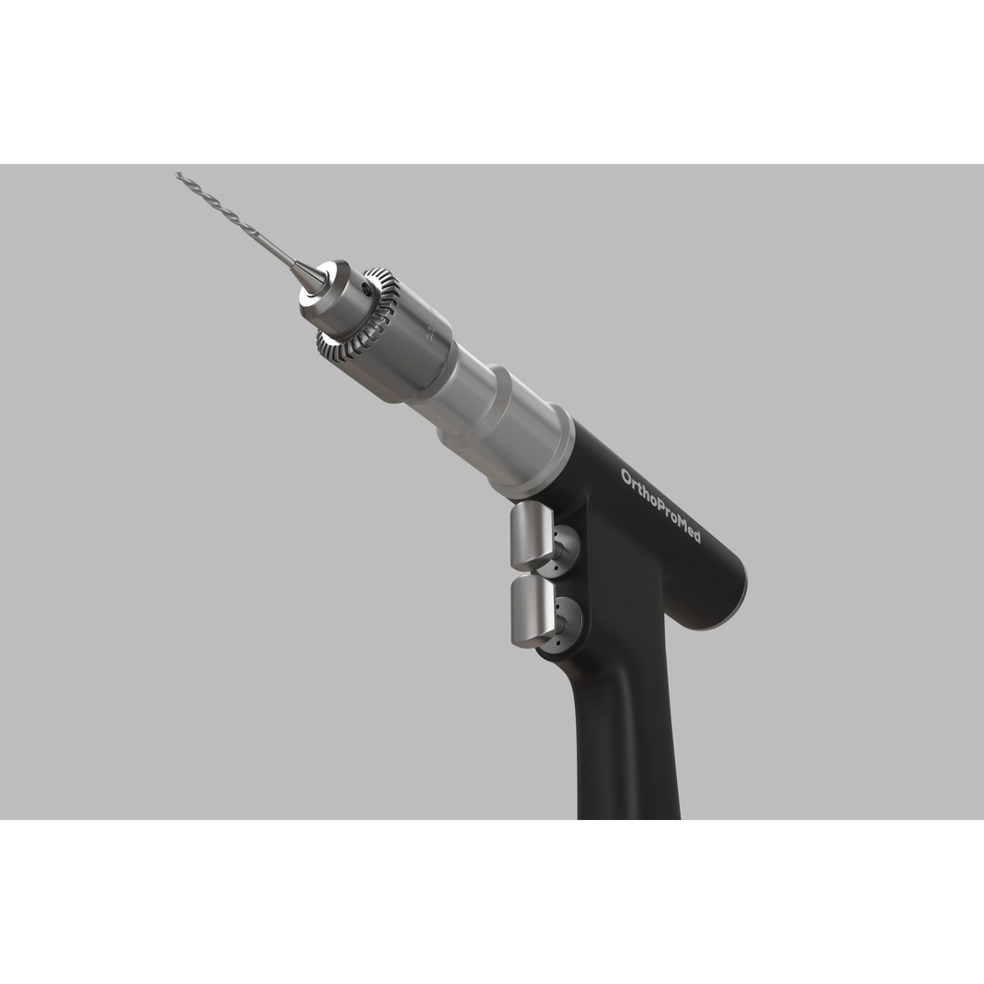 Surgical Drill 3D Model – Medical Equipment, PBR Textures, FBX - View 6