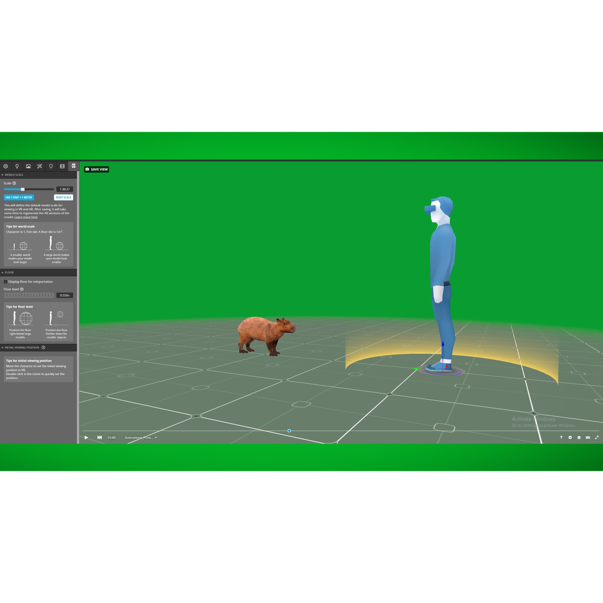 Capybara - Low-Poly Game-Ready 3D Model - View 26