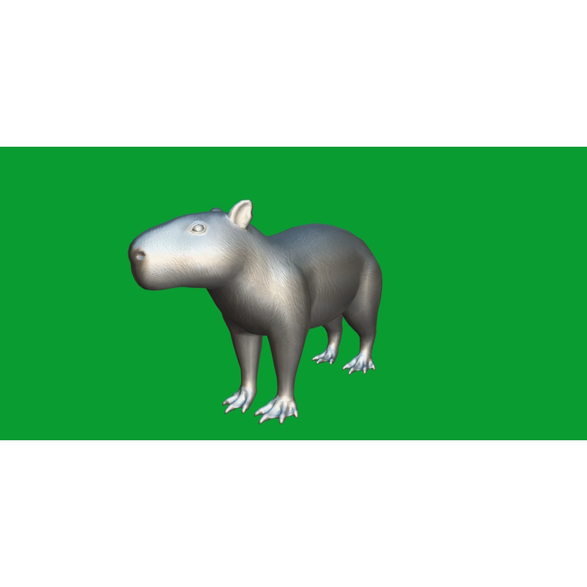 Capybara - Low-Poly Game-Ready 3D Model - View 50