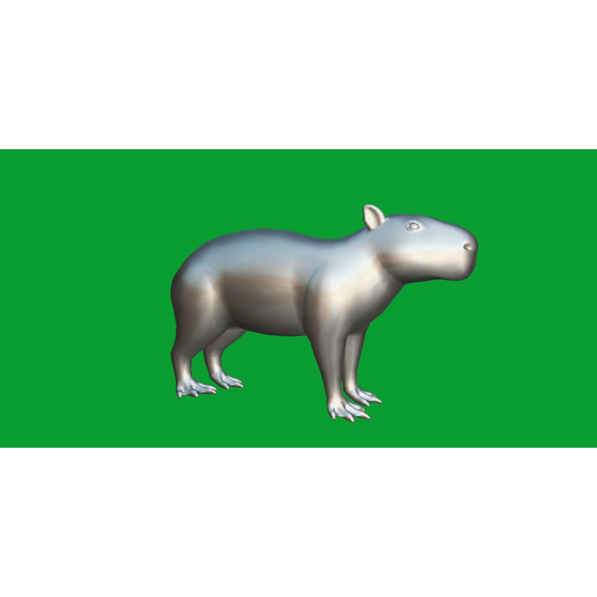 Capybara - Low-Poly Game-Ready 3D Model - View 55