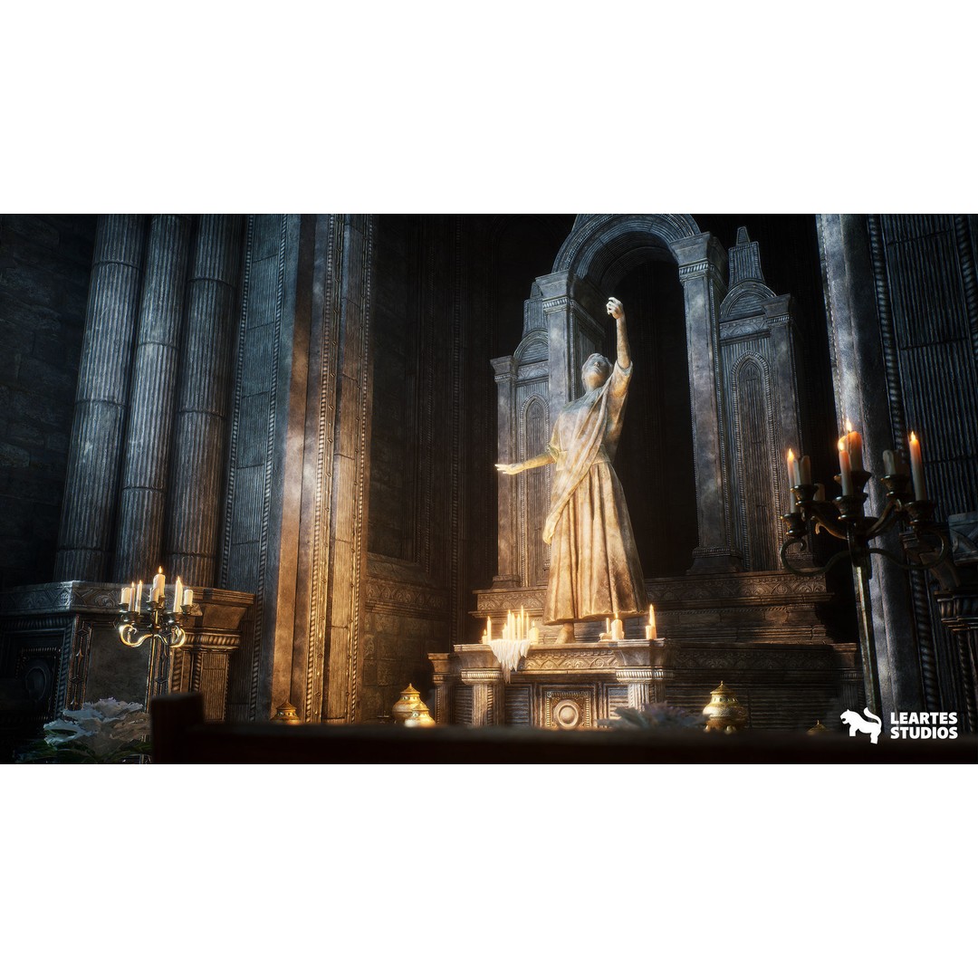 Ancient Cathedral 3D Model – Low Poly Game Asset, 141 Unique Meshes - View 8