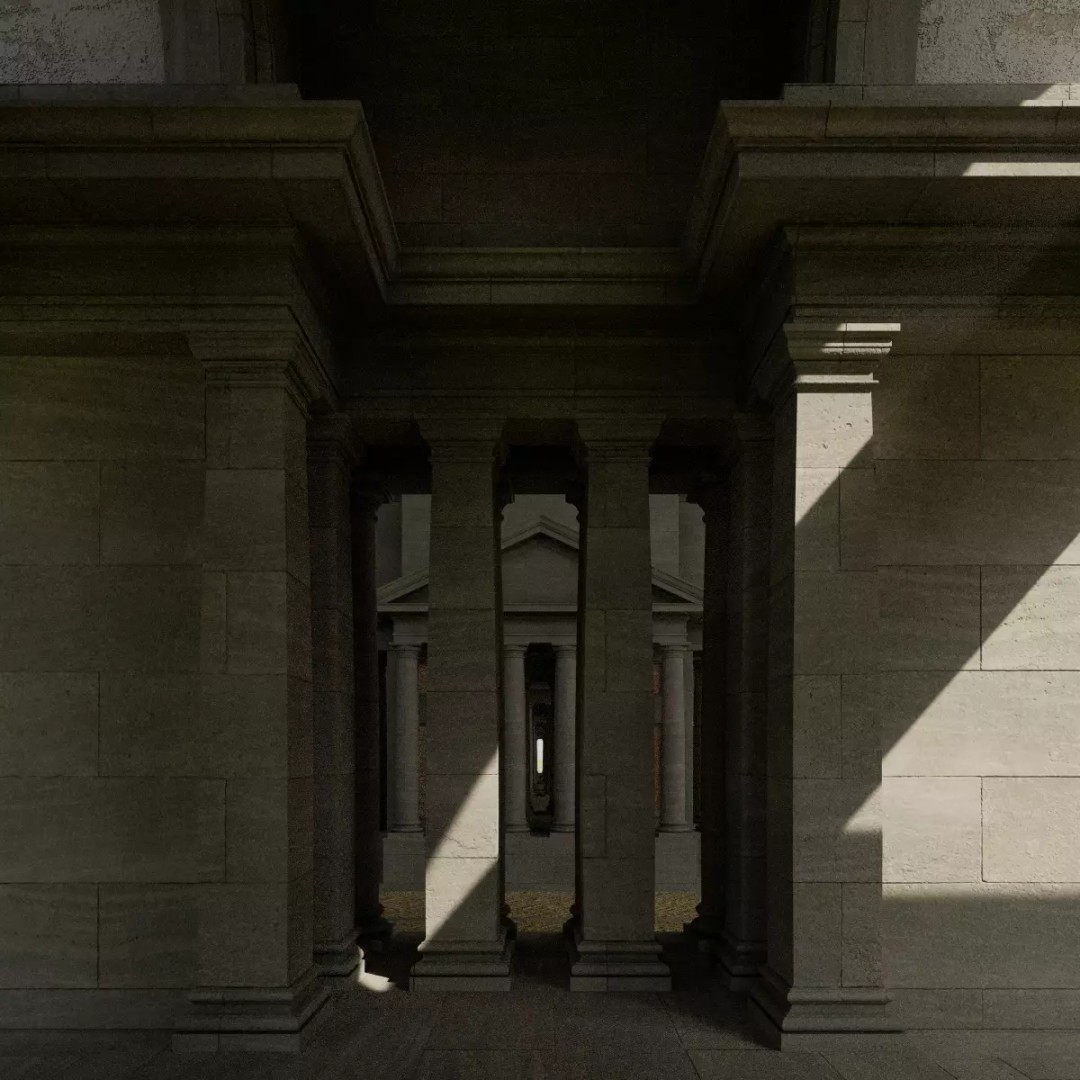 Doric Hall 3D Model – Detailed Architectural Asset, FBX - View 20