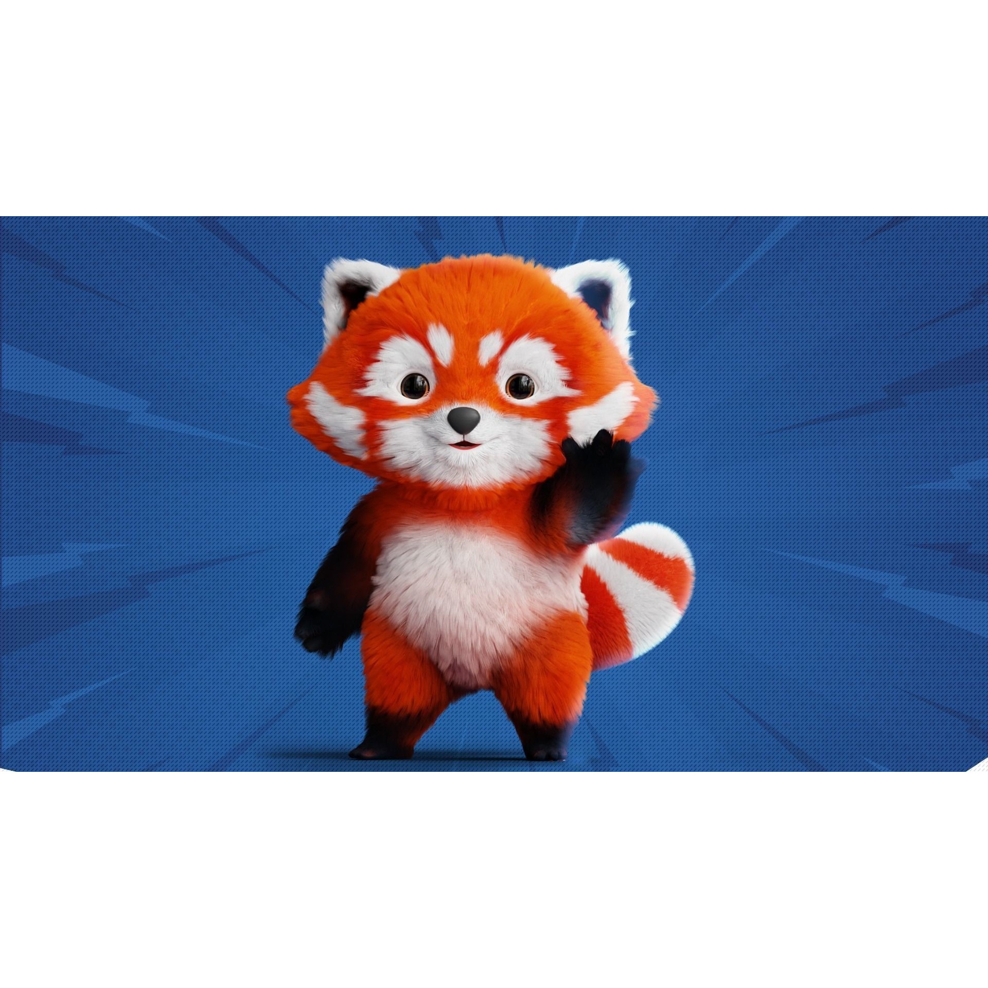 Cute Cartoon Panda - Low-Poly Game-Ready 3D Model - View 4