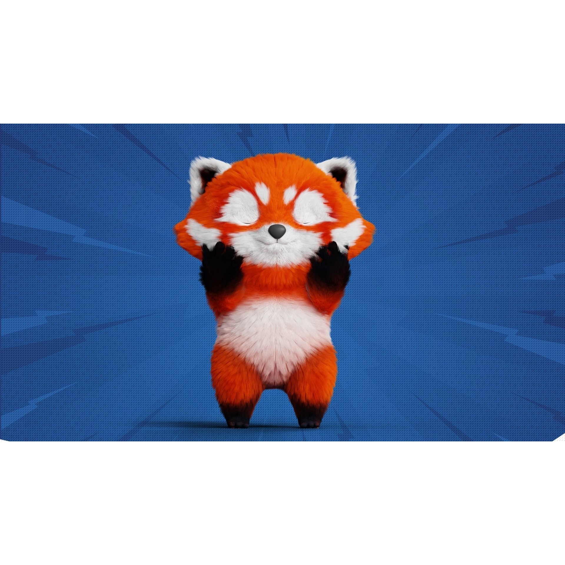 Cute Cartoon Panda - Low-Poly Game-Ready 3D Model - View 5