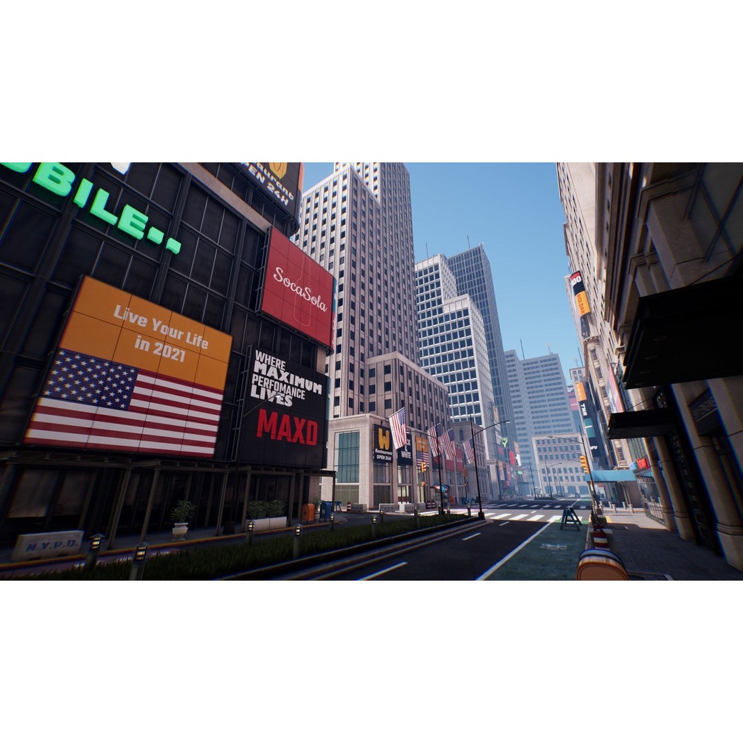 New York City 3D Model – Low Poly Urban Environment, FBX