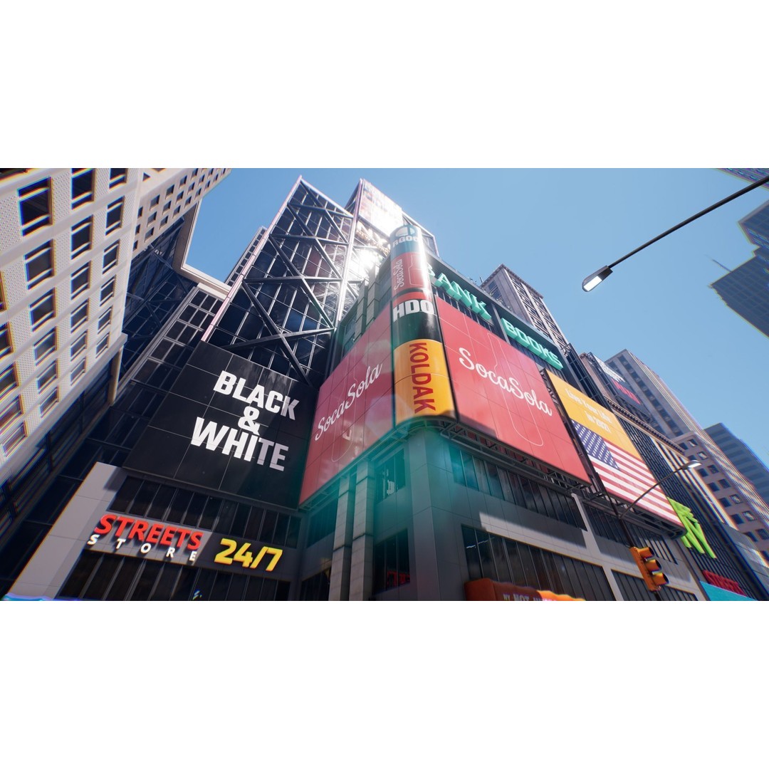 New York City 3D Model – Low Poly Urban Environment, FBX - View 11