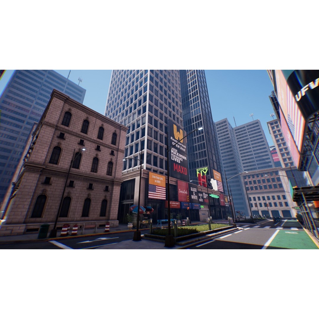 New York City 3D Model – Low Poly Urban Environment, FBX - View 15