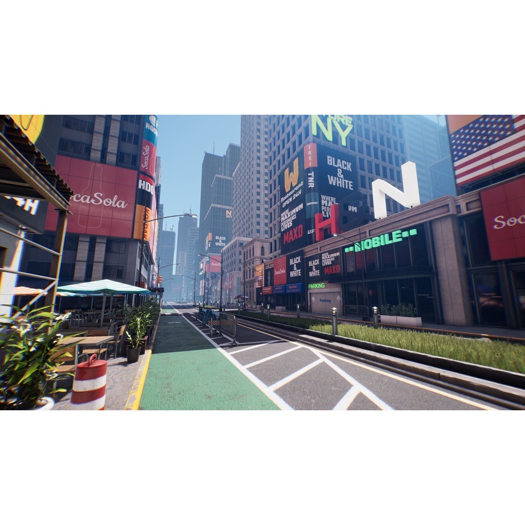 New York City 3D Model – Low Poly Urban Environment, FBX - View 17