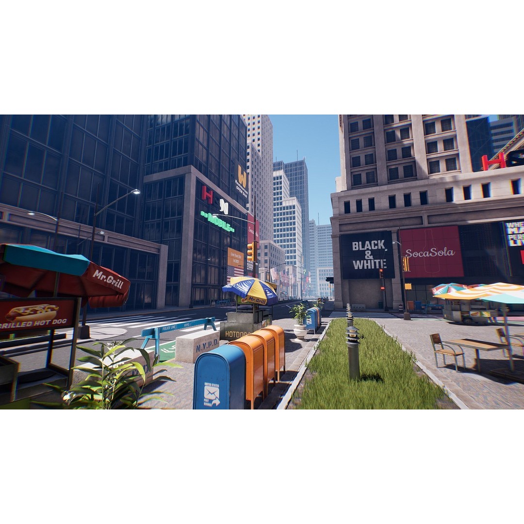 New York City 3D Model – Low Poly Urban Environment, FBX - View 4