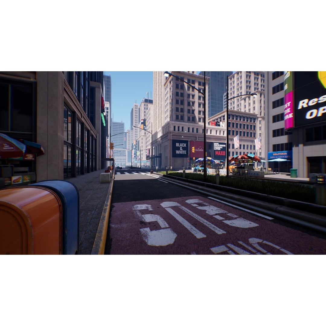 New York City 3D Model – Low Poly Urban Environment, FBX - View 5