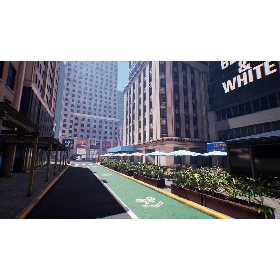 New York City 3D Model – Low Poly Urban Environment, FBX - View 7