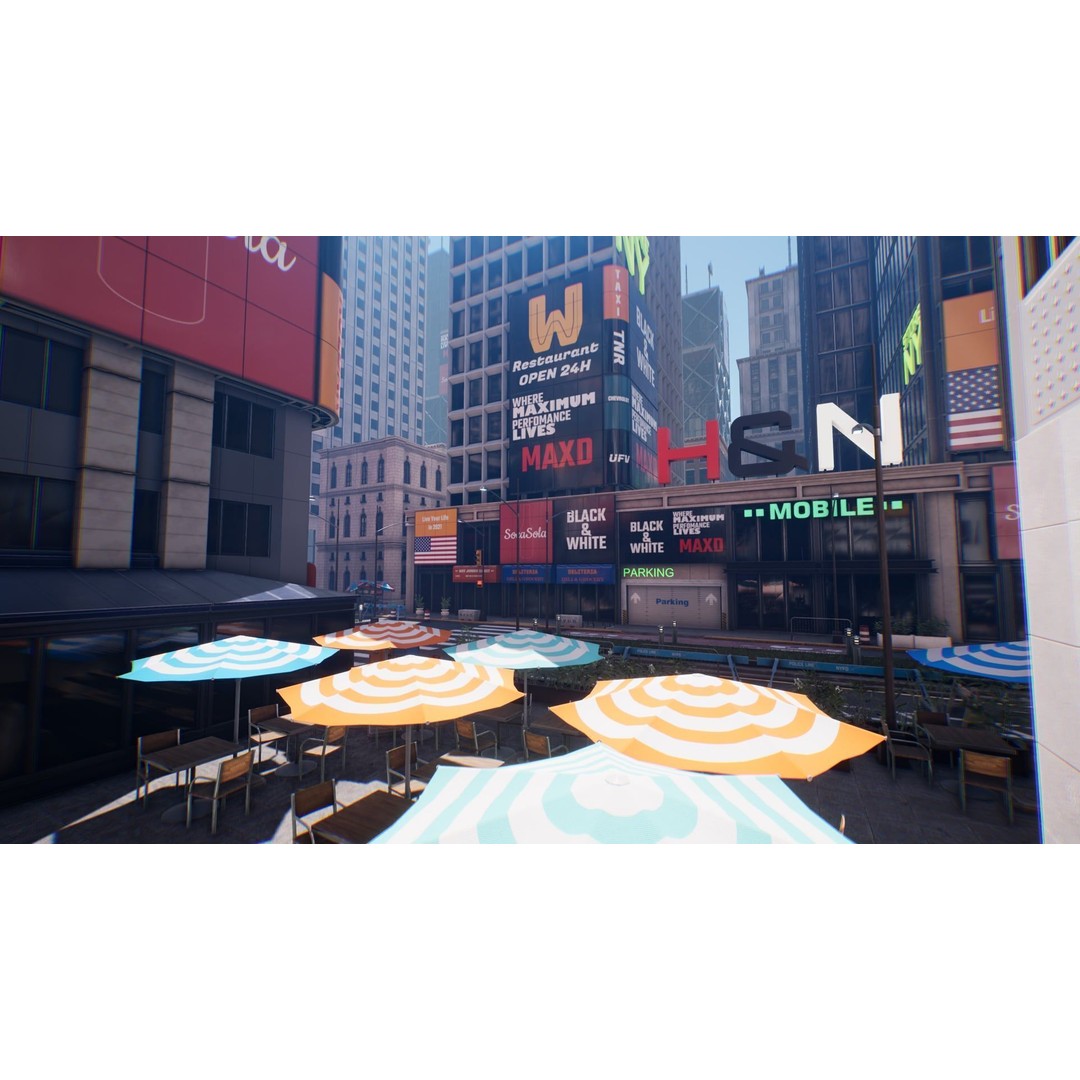 New York City 3D Model – Low Poly Urban Environment, FBX - View 8