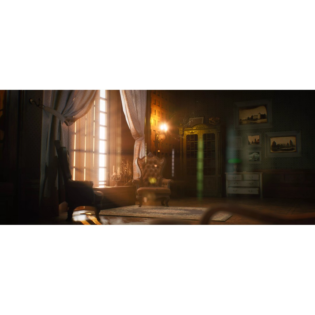 Vintage Mansion 3D Model – Low-Poly Interior Kit for UE5 - View 2