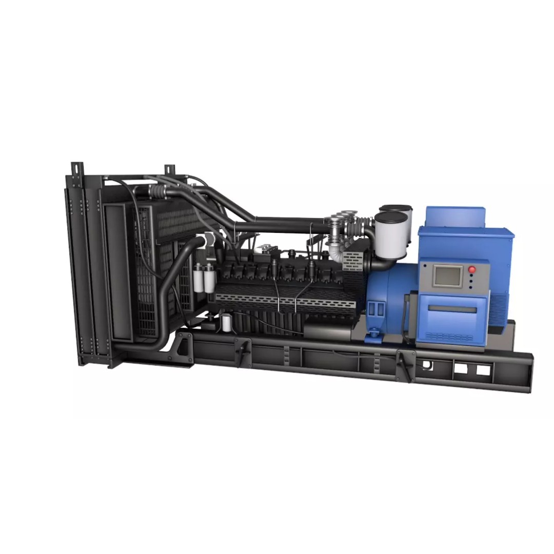 Industrial Diesel Generator 3D Model – High Poly PBR Asset, FBX, OBJ, Blender - View 2