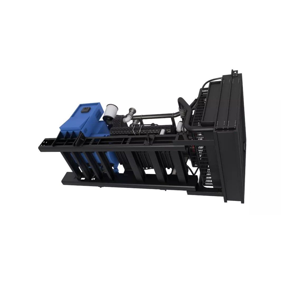 Industrial Diesel Generator 3D Model – High Poly PBR Asset, FBX, OBJ, Blender - View 7